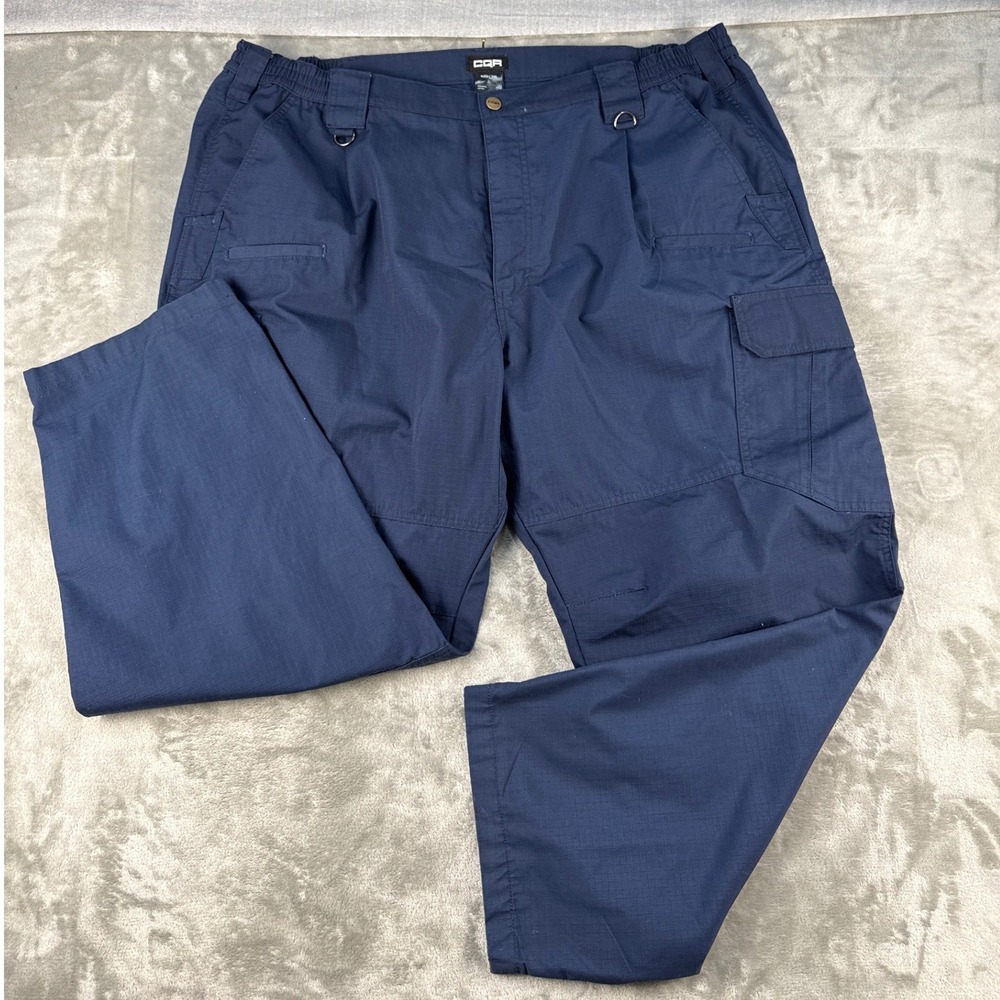 CQR Cargo Pants Mens 46W 30L Navy Tactical Ripstop EUC